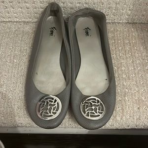 Grey flats size 7.5